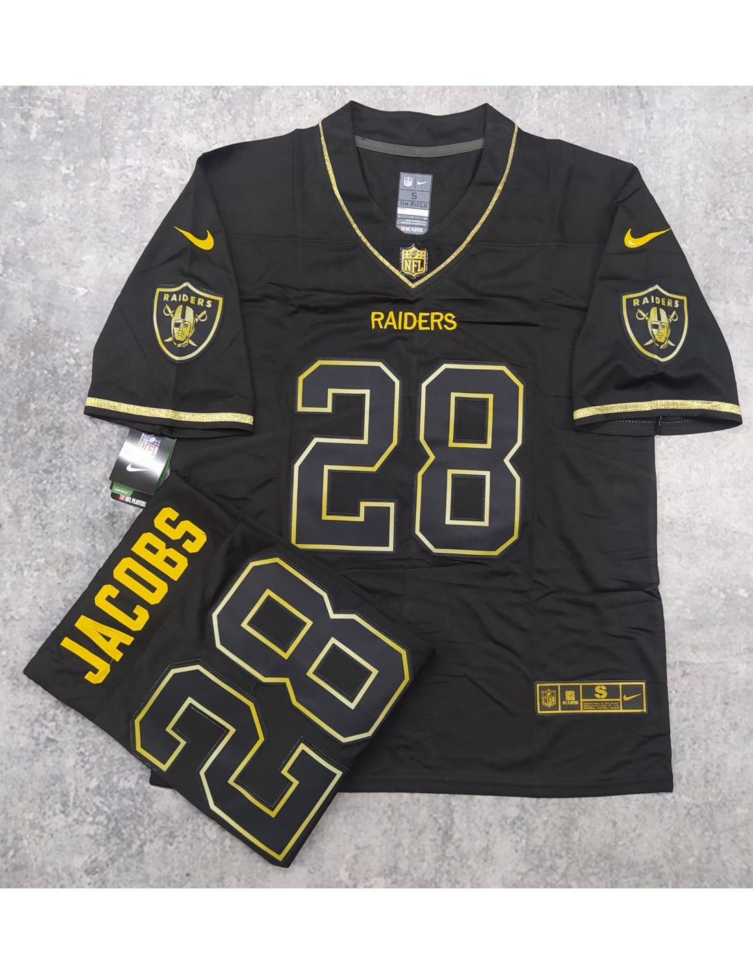 CAMISETA NFL PREMIUM RAIDERS 28 JACOBS